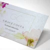 PEARL WHITE BUSINESS CARDS