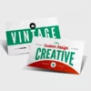 PEARL WHITE BUSINESS CARDS
