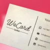 PEARL WHITE BUSINESS CARDS