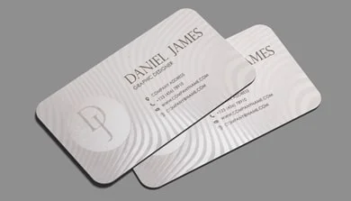 Metallic Printed Business Cards