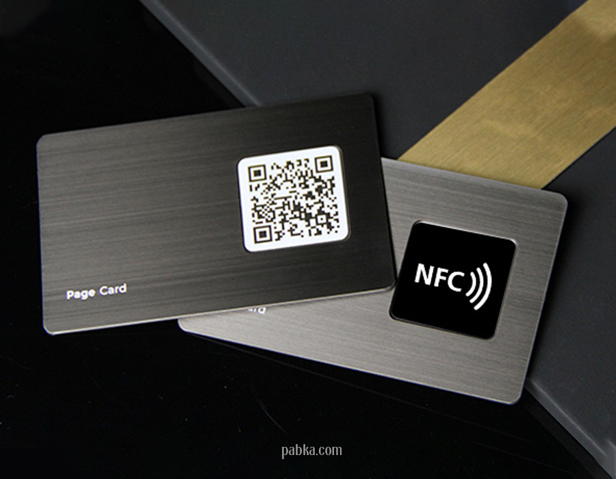 Silver Metal NFC Cards