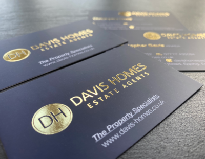 Business cards Gold Foil 400gsm