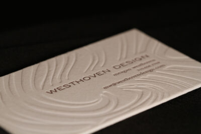 Textured Business Cards