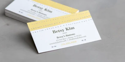 TEXTURED BUSINESS CARDS