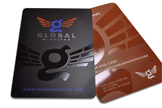 Business cards Rounded Corner Spot UV 400gsm