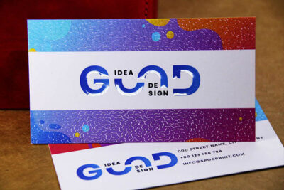 3D Spot UV Business Cards