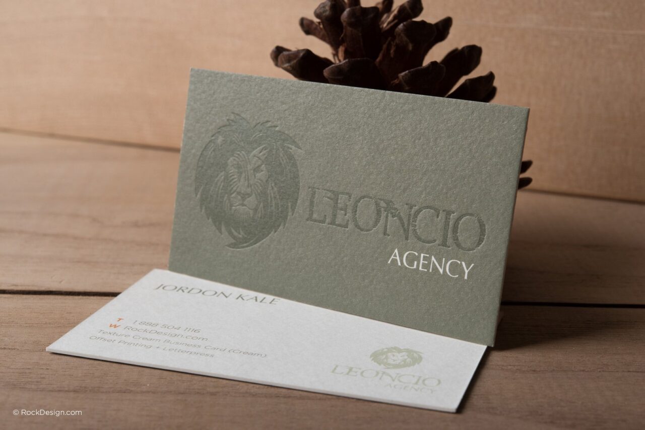 TEXTURED BUSINESS CARDS