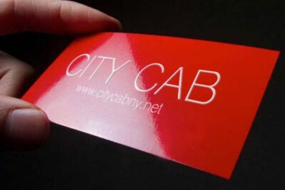Glossy Business cards Laminated 400gsm