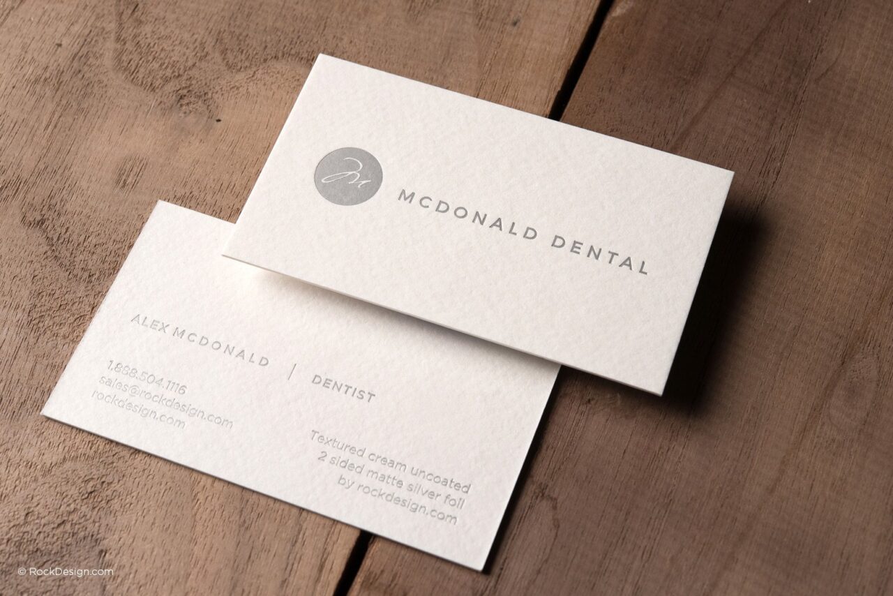 TEXTURED BUSINESS CARDS