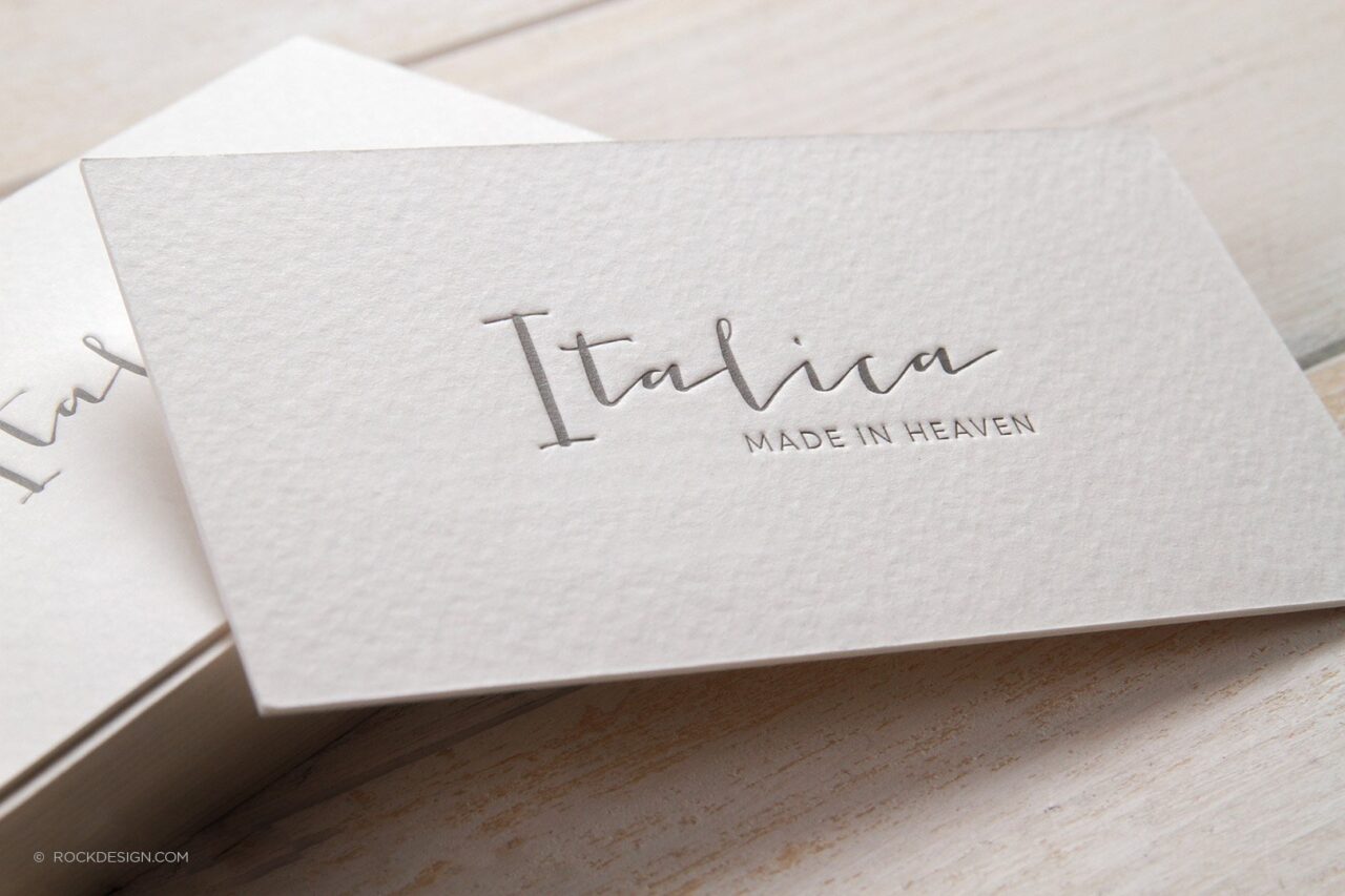 TEXTURED BUSINESS CARDS