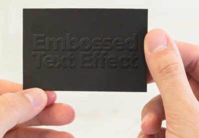 Embossed Business Cards