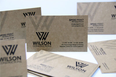Prado Kinari Craft Paper Business Cards
