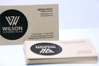 Prado Kinari Craft Paper Business Cards - Image 4