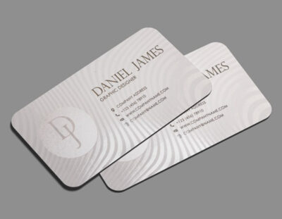 Metallic Printed Business Cards