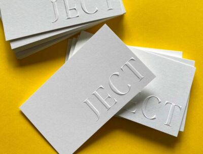 Embossed Business Cards