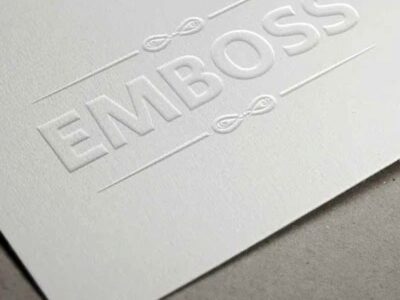 Embossed Business Cards