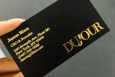 3D GOLD FOIL BUSINESS CARDS - Image 3