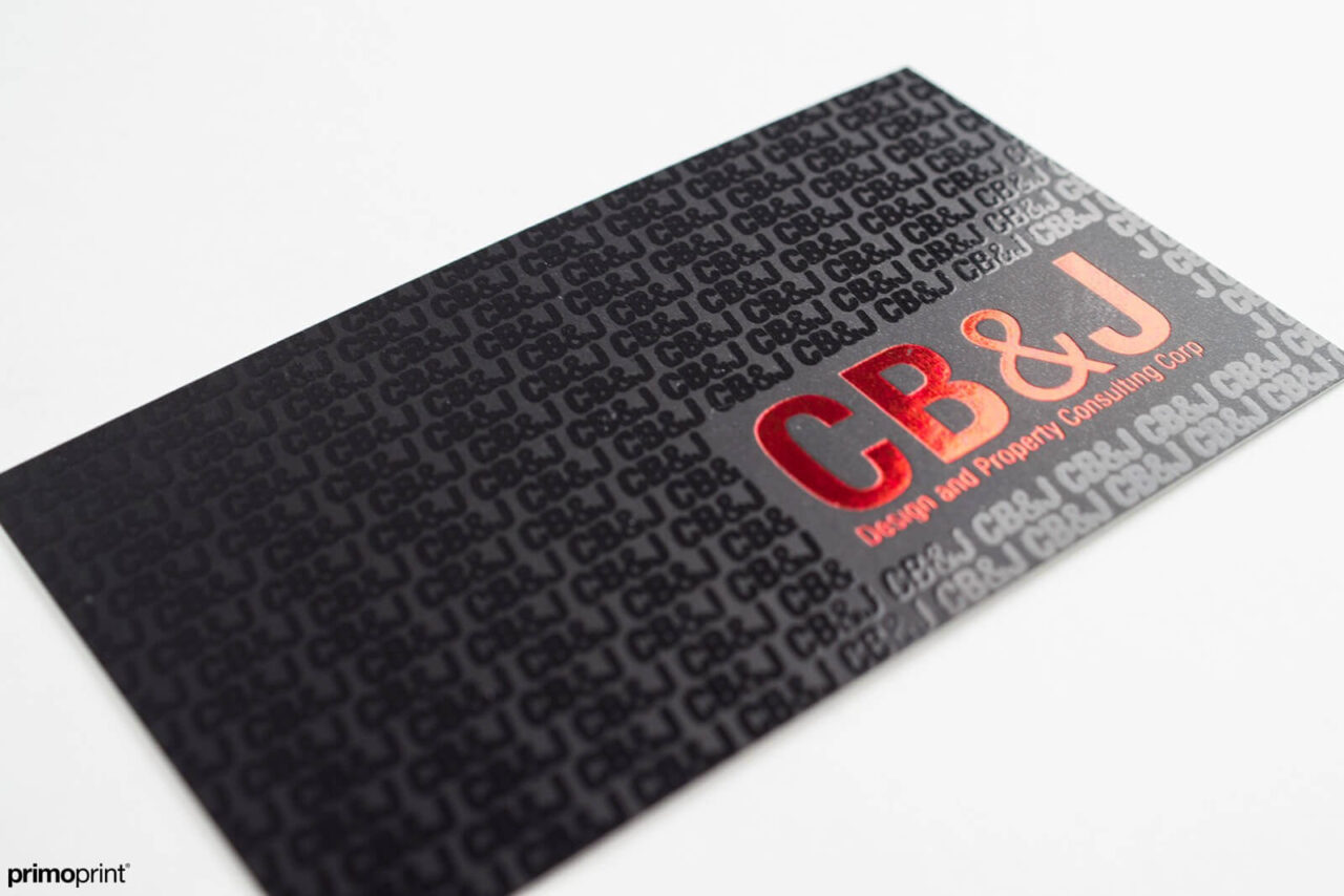 3D Foil Business Cards